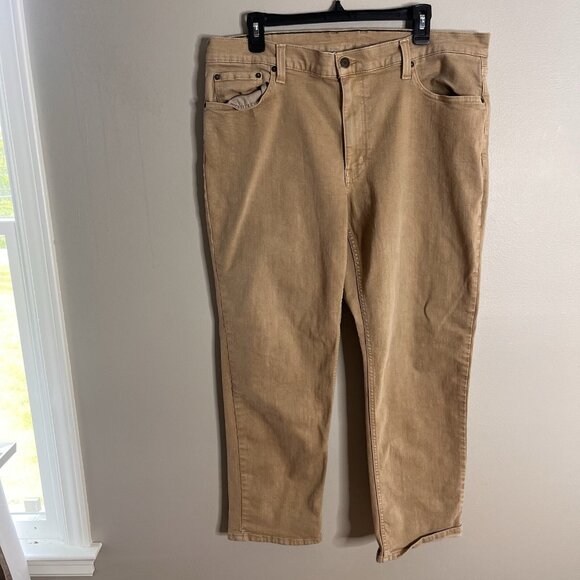 L.L. Bean Other - L.L. Bean Men's Size 38 X 28 BeanFlex Standard Fit Tan Khaki Jeans